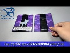 small chinese child resistant bag with clear window