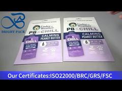 pet food packaging pouch for peanut butter