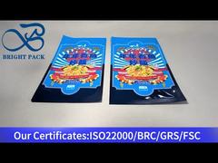 blue plastic food packaging bag for fried rice 350g