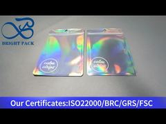 small plastic laser bag with easy-tear opening