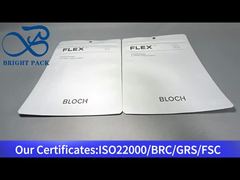 white big aluminum foil composite bag with clear window for shoes