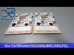 ถุงพลาสติกอลูมิเนียมสีชมพูสำหรับบรรจุภัณฑ์อาหารสัตว์เลี้ยง