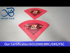 ถุงบรรจุภัณฑ์กาแฟทรงผิดปกติสีแดง 15g