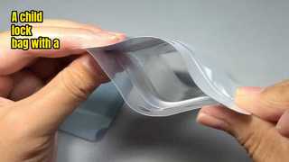 ถุงล็อคป้องกันเด็กพร้อมหน้าต่างดู