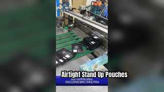 ยืนขึ้นถุงซิป B2B ขายส่งอาหารแบบกำหนดเองผนึกปลอดภัยสุญญากาศ