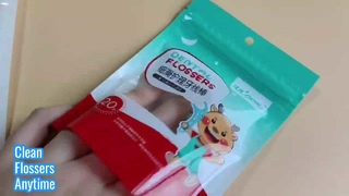 ถุงซิปพลาสติกสุญญากาศสำหรับจัดเก็บ Flossers ทันตกรรมและสุขอนามัยในช่องปากสำหรับการเดินทาง