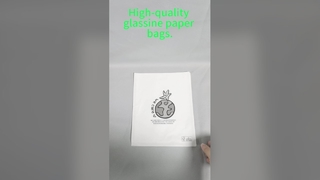 ถุงกระดาษ Glassine รีไซเคิลที่ผ่านการรับรอง FSC มีความโปร่งใสสูงและย่อยสลายได้ทางชีวภาพ 100% สำหรับตัดเย็บเสื้อผ้า