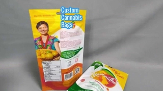 ถุงพลาสติกซิปพิมพ์แบบกำหนดเองสำหรับการขายส่งกัญชา