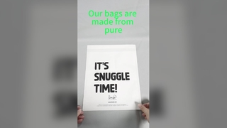 ถุงไปรษณีย์การ์เม้นท์กระดาษ Glassine Pure ขนาด 40 กรัมพร้อมแถบกาวปิดผนึกในตัวและบรรจุภัณฑ์รีไซเคิลได้ทั้งหมด