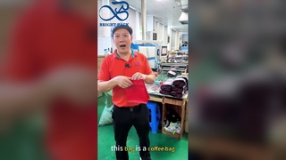 ถุงกาแฟพลาสติกพร้อมวาล์วเก็บเมล็ดกาแฟคั่วแบบสุญญากาศ