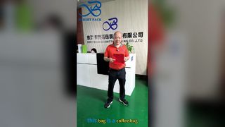 ถุงกาแฟซิปปิดผนึกด้วยตนเองยืนขึ้นสำหรับบรรจุภัณฑ์แบรนด์กาแฟระดับพรีเมียม