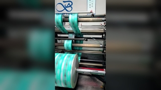 ม้วนฟิล์มบรรจุภัณฑ์ที่พิมพ์แบบกำหนดเองม้วนฟิล์มลามิเนตโลโก้ที่กำหนดเองแบบยืดหยุ่น