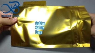 ถุงซิปกันเด็กสีทอง