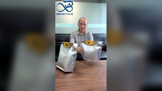 ยืนขึ้นถุงพวยรั่วอาหารเกรดถุงสุญญากาศของเหลวแพ็ค