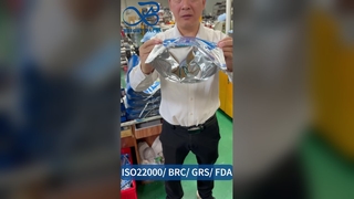 ยืนขึ้นถุงซิป Gusseted Airtight B2B ขายส่งอาหารแบบกำหนดเองปลอดภัย