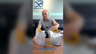 พวยกระเป๋ารั่วซึมอาหารเกรดถุงบรรจุภัณฑ์ของเหลวสุญญากาศ