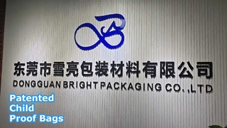 ถุง Mylar สำหรับเด็กแบบกำหนดเองที่ได้รับการจดสิทธิบัตรแล้ว