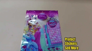 ถุงพลาสติกใสป้องกันสำหรับจัดเก็บสติ๊กเกอร์และบรรจุภัณฑ์ขายปลีกขายส่ง