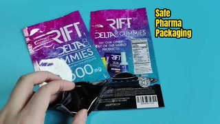 ถุง Ziplock แบบพิสูจน์อักษรสำหรับเด็กที่ได้รับสิทธิบัตรจากสหรัฐฯ สำหรับความต้องการด้านการปฏิบัติตามข้อกำหนดด้านกัญชาและยา