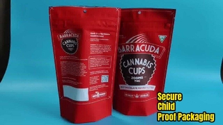 ถุงพลาสติกกันเด็กที่ได้รับสิทธิบัตรจากสหรัฐอเมริกา สำหรับการปฏิบัติตามกฎข้อบังคับด้านกัญชาและยา