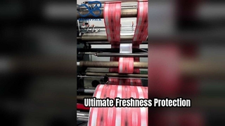 ฟิล์มคอมโพสิตกั้นสูงม้วนฟิล์มซีลหลายชั้นเกรดอาหาร