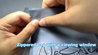 ถุงซิปพร้อมหน้าต่างดู
