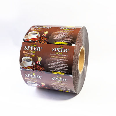 กาแฟ อัตโนมัติการบรรจุม้วนหนัง Mylar โฟลยอลูมิเนียม
