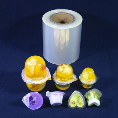 โลโก้ที่กําหนดเอง Easy Dairy Peelable Lidding Film ฟิล์มพอลิเอสเตอร์