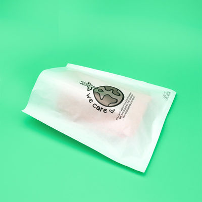 ถุงกระดาษแก้วโปร่งแสงสำหรับเสื้อผ้า เป็นมิตรต่อสิ่งแวดล้อม มีกาวในตัว