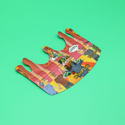 ขนมบํารุงอาหาร Custom Mylar Bag Ziplock 3.5 ซิปเปอร์ปิดใหม่ กันกลิ่นเด็กออก Mylar Bags กระเป๋าทรงพิเศษ