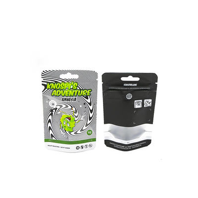 3.5 กรัม 7 กรัม กระเป๋าซิปกันเด็ก กระเป๋า Mylar ทุบบุหรี่