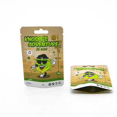 กระเป๋าซิปไมเลอร์ที่กันกลิ่นของเด็กสําหรับเก็บบุหรี่