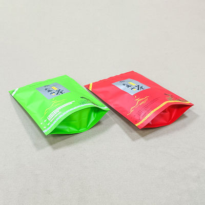 กระเป๋าสตางค์ยืนแบบซิปเปอร์แบบอัลลูมิเนียมภายในที่ทนทานสําหรับการแก้ไขการบรรจุอาหาร