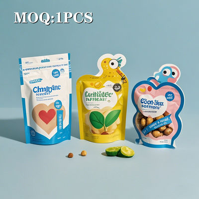 กระเป๋าสตางค์ซิปเกอร์ Mylar ที่กันเด็ก พร้อมการออกแบบตัดแบบสําหรับการขนส่งพืชที่ปลอดภัย