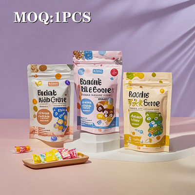 การพิมพ์ Gravure กระเป๋าซิป Mylar สําหรับการรักษาสมุนไพรที่ปลอดภัย กันเด็ก