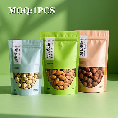 จีนผู้ผลิต สีหรู พิมพ์ถุงบรรจุพลาสติก Custom ตัดตัด Die ออกแบบถุงอาหารที่มีโลโก้ของคุณเอง