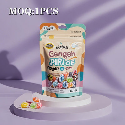 กระเป๋าสะพาย Mylar ที่เป็นมิตรต่อสิ่งแวดล้อม สําหรับบรรจุอาหาร สามารถปรับแต่งได้ด้วยโลโก้ของแบรนด์