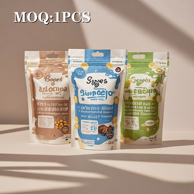 MOQ ต่ําสุด 1 ชิ้น ส่งเร็ว พิมพ์ดิจิตอลตามสั่ง ราคาปลีก กระเป๋าบรรจุอาหาร กระเป๋า Mylar