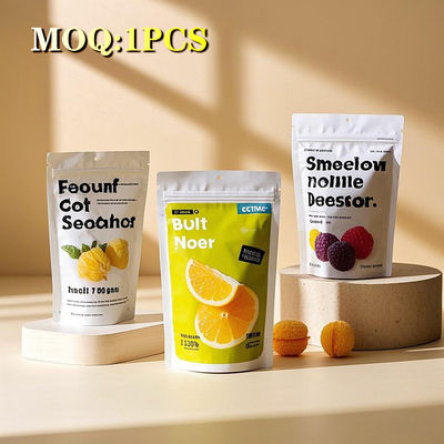 กระเป๋าสะพายอัลลูมิเนียมเมทแบบกําหนดเอง สําหรับอาหารว่าง ชา ช็อคโกแลต และกาแฟ แพคเกจที่มีรูปทรงอิสระ