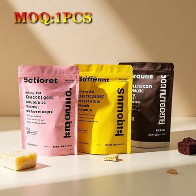 กระเป๋าสะพาย Mylar สีสัน สูงกระเป๋าสะพายสําหรับอาหาร ของหวาน 1 กรัม 35 กรัม 7 กรัม 14 กรัม 28 กรัม 1 oz