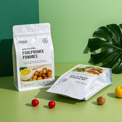 8 Side Sealing Flat Bottom Bags ISO Certified | Leak-Proof Stand-Up Packaging | Custom Printed Doypack for Food/Powder 