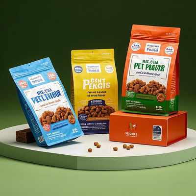 กระเป๋าล็อคเด็กโรงงาน สายตรง ป้องกันที่สามารถปรับแต่งได้ สําหรับอาหารสัตว์เลี้ยงบรรจุ