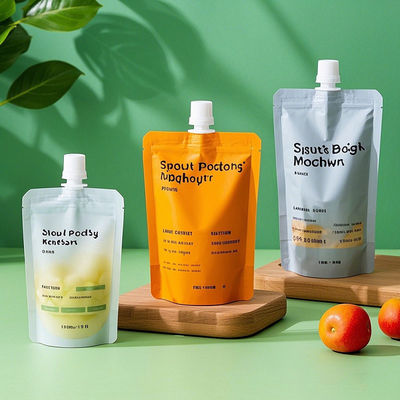 Spout Pouch Manufacturer | Customizable Stand-Up Pouch with Spout for Food/Beverage/Cosmetics | Eco-Friendly Leak-Proof Packaging 