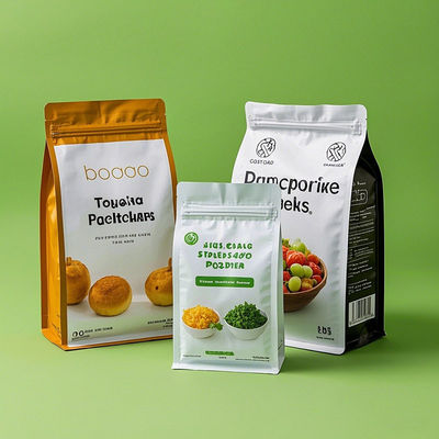 FDA Certified Flat Bottom Ziplock Bags | Customizable Sizes/Logo | Food-Grade Leakproof Packaging for Snacks, Beverages & Cosmetics | Wholesale Price