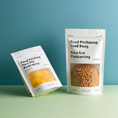 กระเป๋าบรรจุอาหารหลายชั้นพรีเมียม สอดคล้องกับ FDA ขนาดที่กําหนดเอง พิมพ์สําหรับอาหารว่าง / กาแฟ / อาหารแห้ง