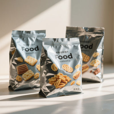 กระเป๋าสะพายฟอยล์ที่ป้องกันความชื้นจากอุตสาหกรรม FDA รับรองความสดชื่นระยะยาวสําหรับกาแฟ ชา และอาหารว่าง