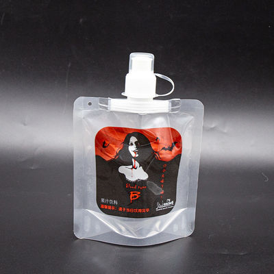 กระเป๋าสะพายน้ําเหลว ขายปลีกสําหรับน้ําเหลว แพ็คเกจ กันรั่ว กระเป๋าสะพายน้ําเหลว 3/4 ชั้น Laminate กระปุกไร้กระจก การพิมพ์และขนาดตามสั่ง