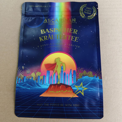 กระเป๋าสตางค์ขาขึ้นพร้อมกับผนึกที่สามารถถอดได้ บรรจุภัณฑ์ประกอบเกรดการแพทย์สําหรับเครื่องสําอาง