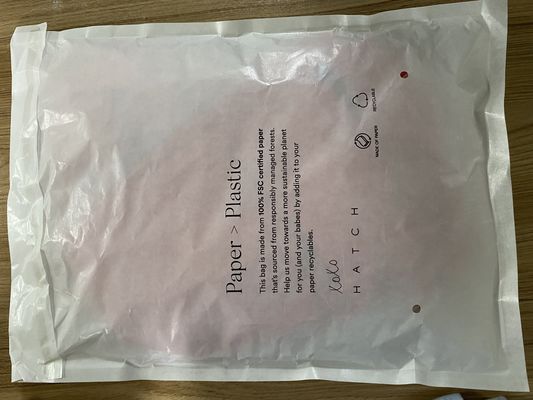 ถุงกระดาษย่อยสลายทางชีวภาพแบบกําหนดเอง สําหรับบรรจุสินค้าปลีก