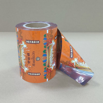 วัสดุใหม่ โรลล์ฟิล์มสําหรับอาหารว่าง / นู๊ดเล่ย รูปทรงตั้ง